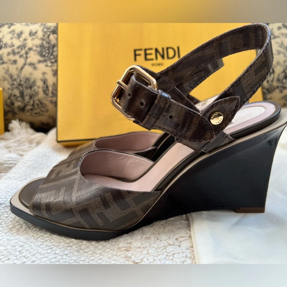 Fendi zucca zeppatessuto